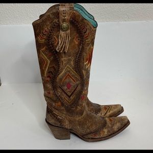 Corral boots in women 8w